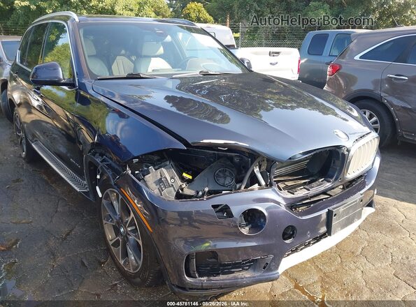 5UXKT0C37H0V95851 2017 BMW X5 Blue Front view