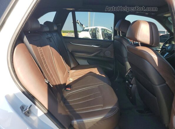5UXKT0C38H0V97947 2017 BMW X5 Silver უკანა სალონის ხედი