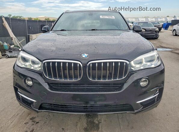 5UXKT0C50H0S80567 2017 BMW X5 Black წინა ხედი