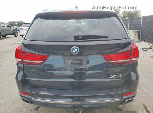 5UXKT0C50H0S80567 2017 BMW X5 Black უკანა ხედი