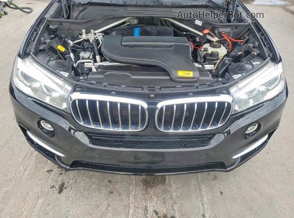 5UXKT0C50H0S80567 2017 BMW X5 Black ძრავის განყოფილების ხედი
