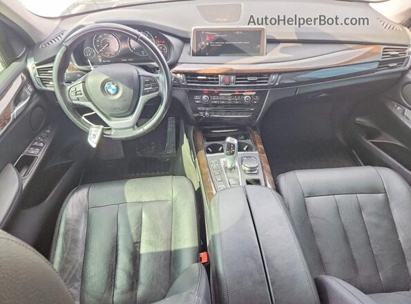 5UXKT0C51G0S77725 2016 BMW X5 Silver Вид панелі приладів