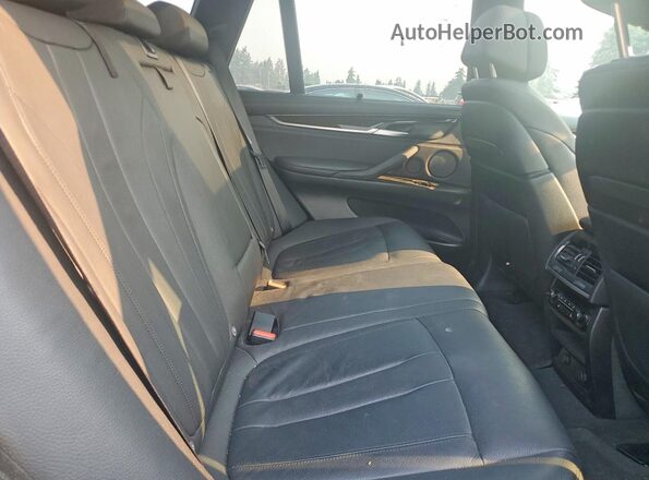 5UXKT0C51G0S79457 2016 BMW X5 Gray უკანა სალონის ხედი