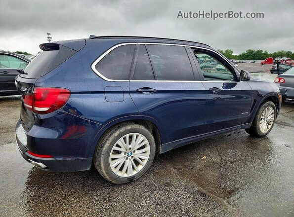 5UXKT0C52G0S79595 2016 BMW X5 Синий Задняя правая четверть