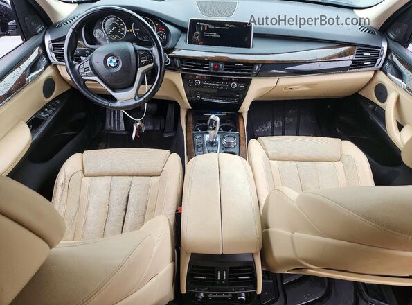 5UXKT0C52G0S79595 2016 BMW X5 Синий Вид панели приборов