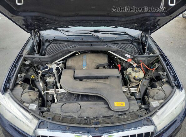 5UXKT0C52G0S79595 2016 BMW X5 Синий Вид подкапотного пространства