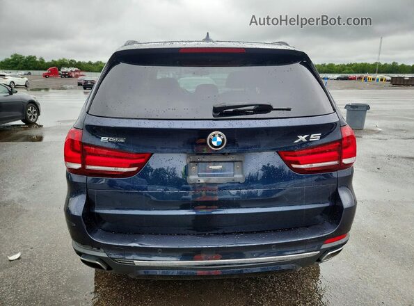 5UXKT0C52G0S79595 2016 BMW X5 Синий Вид сзади