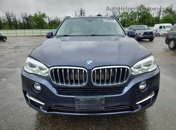 5UXKT0C52G0S79595 2016 BMW X5 Синий Вид спереди