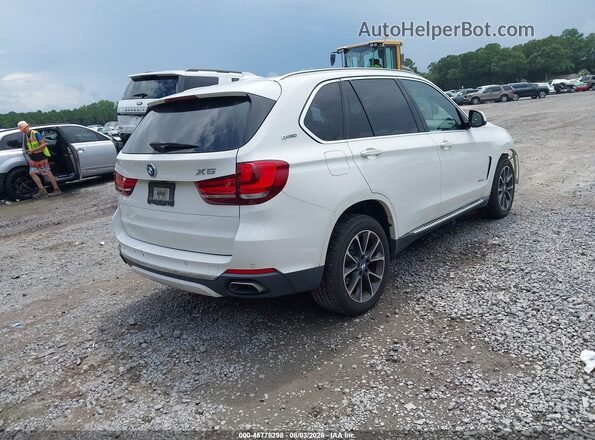5UXKT0C52H0S80599 2017 BMW X5 Белый Задняя правая четверть