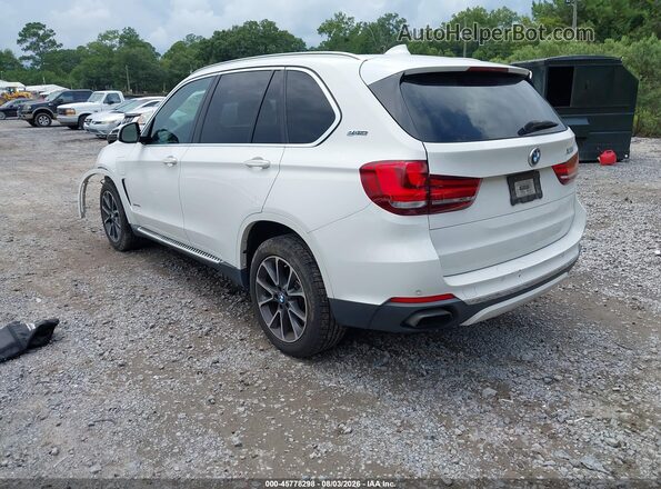 5UXKT0C52H0S80599 2017 BMW X5 Белый Задняя левая четверть