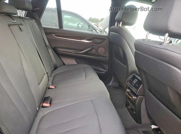5UXKT0C52J0V98437 2018 BMW X5 Черный Вид задней части салона
