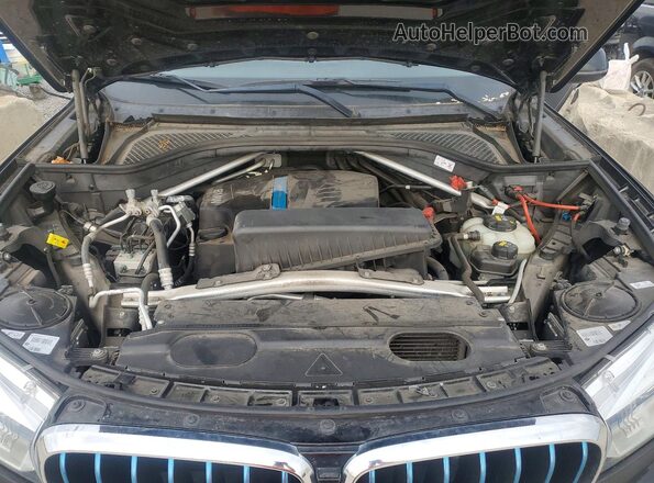 5UXKT0C52J0V98437 2018 BMW X5 Черный Вид подкапотного пространства