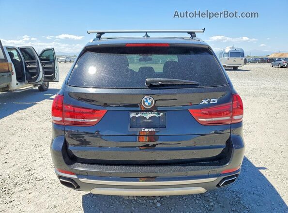 5UXKT0C53J0W01202 2018 BMW X5 Black Հետևի տեսք