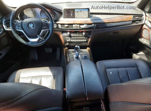 5UXKT0C53J0W01202 2018 BMW X5 Black Առջևի վահանակի տեսք