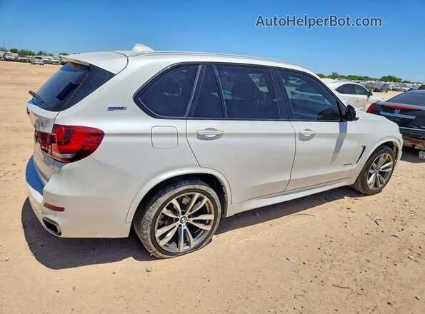 5UXKT0C53J0W04102 2018 BMW X5 White Trasero derecho