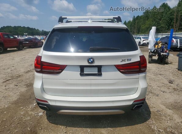 5UXKT0C54H0S80510 2017 BMW X5 White Вид ззаду