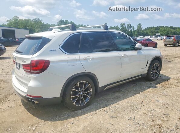 5UXKT0C54H0S80510 2017 BMW X5 White Задня права чверть