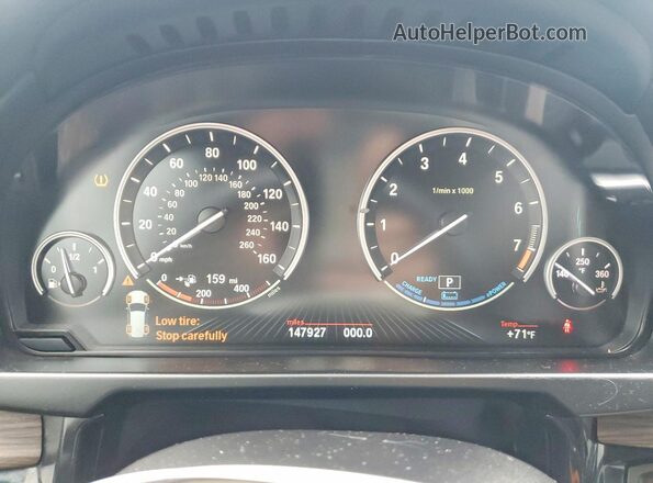 5UXKT0C55G0S78375 2016 BMW X5 Silver ხელსაწყოთა პანელის ხედი