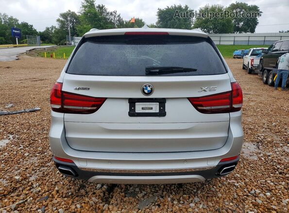 5UXKT0C55G0S78375 2016 BMW X5 Silver უკანა ხედი
