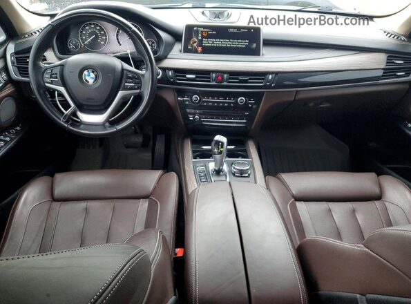 5UXKT0C55G0S78375 2016 BMW X5 Silver წინა პანელის ხედი