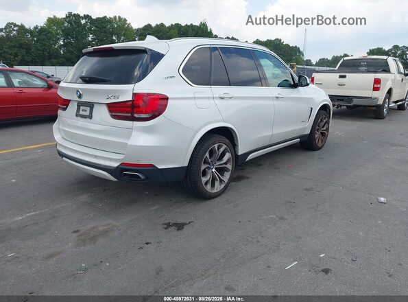 5UXKT0C55J0V98335 2018 BMW X5 White უკანა მარჯვენა
