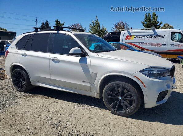 5UXKT0C56H0S79990 2017 BMW X5 White უკანა ხედი