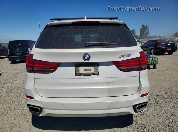 5UXKT0C56H0S79990 2017 BMW X5 White უკანა სალონის ხედი