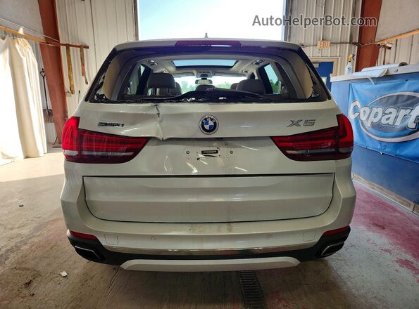 5UXKT0C57G0F74887 2016 BMW X5 White Vista trasera