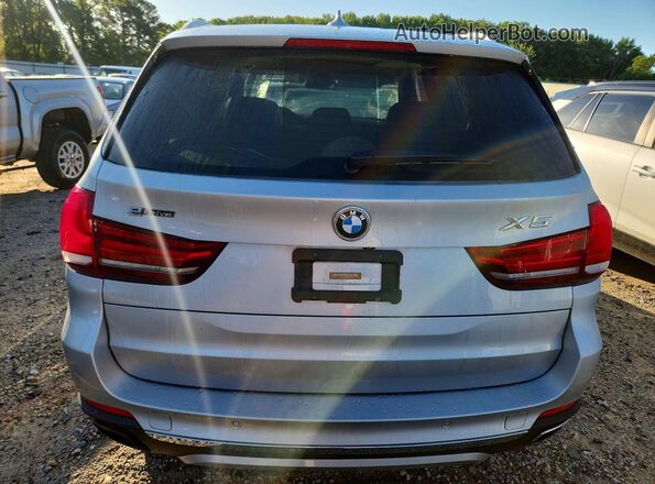 5UXKT0C58G0F74901 2016 BMW X5 Silver უკანა ხედი