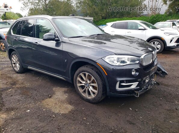 5UXKT0C58J0V99396 2018 BMW X5 Черный Передняя правая четверть