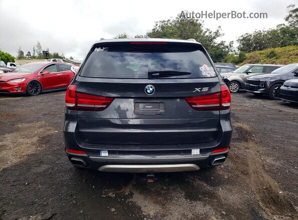 5UXKT0C58J0V99396 2018 BMW X5 Черный Вид сзади