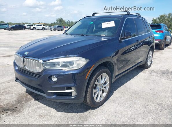 5UXKT0C59G0F75314 2016 BMW X5 Navy Передняя левая четверть