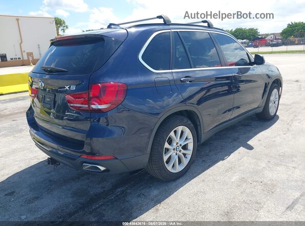 5UXKT0C59G0F75314 2016 BMW X5 Navy Задняя правая четверть