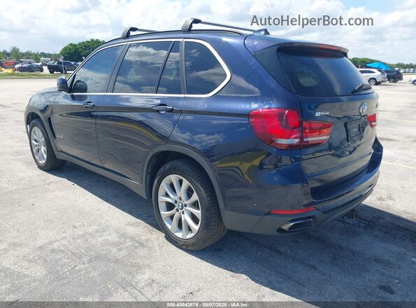 5UXKT0C59G0F75314 2016 BMW X5 Navy Задняя левая четверть