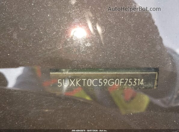 5UXKT0C59G0F75314 2016 BMW X5 Navy Вид подкапотного пространства
