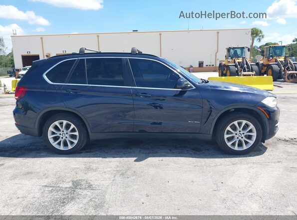 5UXKT0C59G0F75314 2016 BMW X5 Navy Вид задней части салона