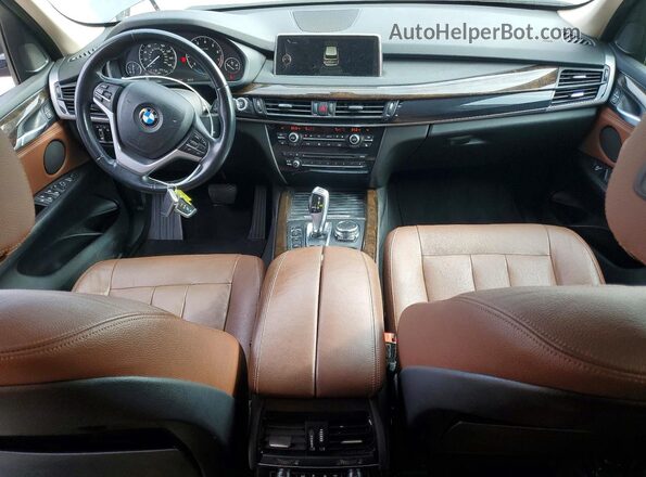 5UXKT0C5XG0F75483 2016 BMW X5 Gray წინა პანელის ხედი