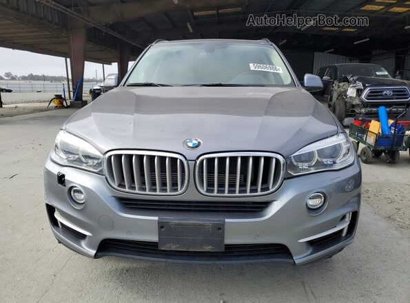 5UXKT0C5XG0F75483 2016 BMW X5 Gray წინა ხედი
