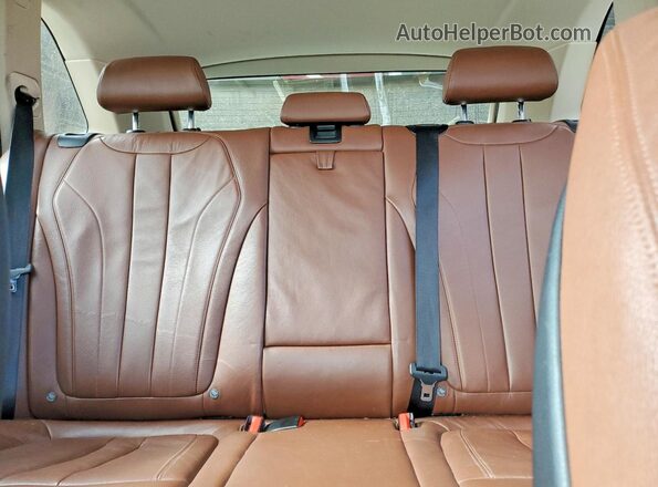 5UXKT0C5XG0F75483 2016 BMW X5 Gray უკანა სავარძლების ხედი