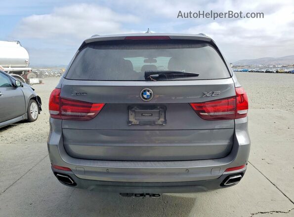 5UXKT0C5XG0F75483 2016 BMW X5 Gray უკანა ხედი