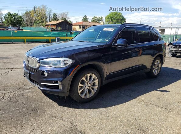 5UXKT0C5XG0S78761 2016 BMW X5 Синий Задняя левая четверть