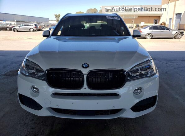 5UXKT0C5XJ0W00774 2018 BMW X5 White Вид спереду