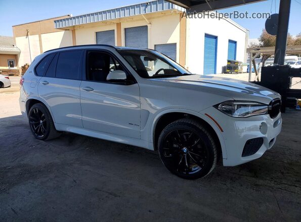 5UXKT0C5XJ0W00774 2018 BMW X5 White Передня права чверть