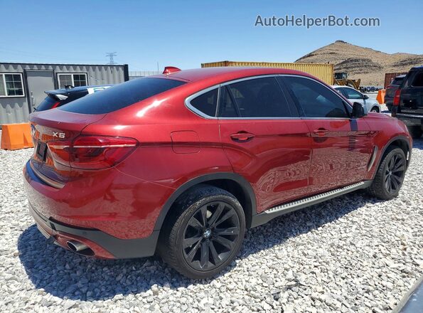 5UXKU0C34H0G68061 2017 BMW X6 Red Trasero derecho
