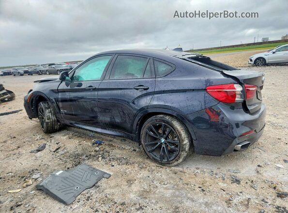 5UXKU0C53J0G81245 2018 BMW X6 Black უკანა მარცხენა