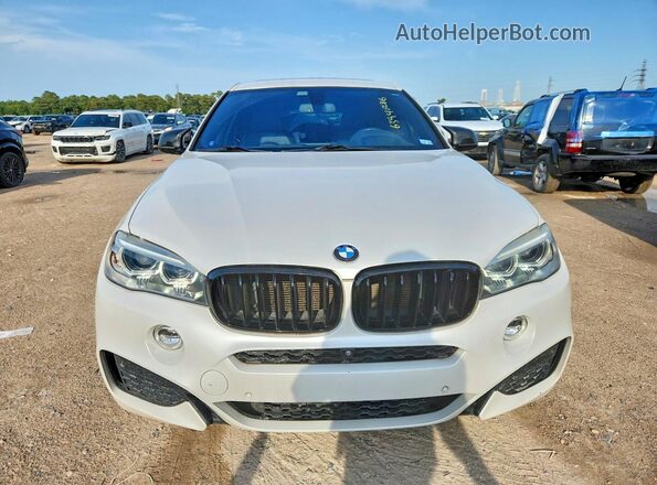 5UXKU0C56H0F99701 2017 BMW X6 Белый Вид спереди