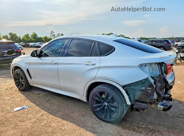 5UXKU0C56H0F99701 2017 BMW X6 Белый Задняя левая четверть