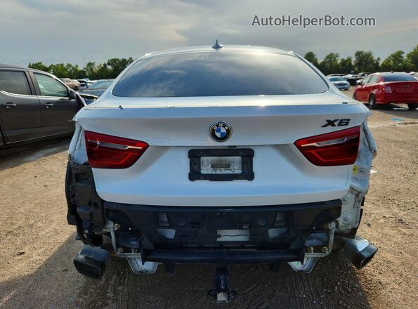 5UXKU0C56H0F99701 2017 BMW X6 Белый Вид сзади