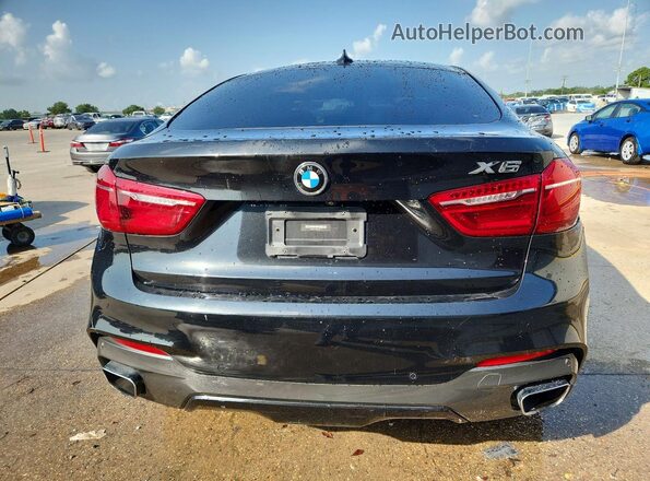 5UXKU0C58K0H98773 2019 BMW X6 Black Вид ззаду