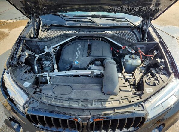 5UXKU0C58K0H98773 2019 BMW X6 Black Вид задньої частини салону